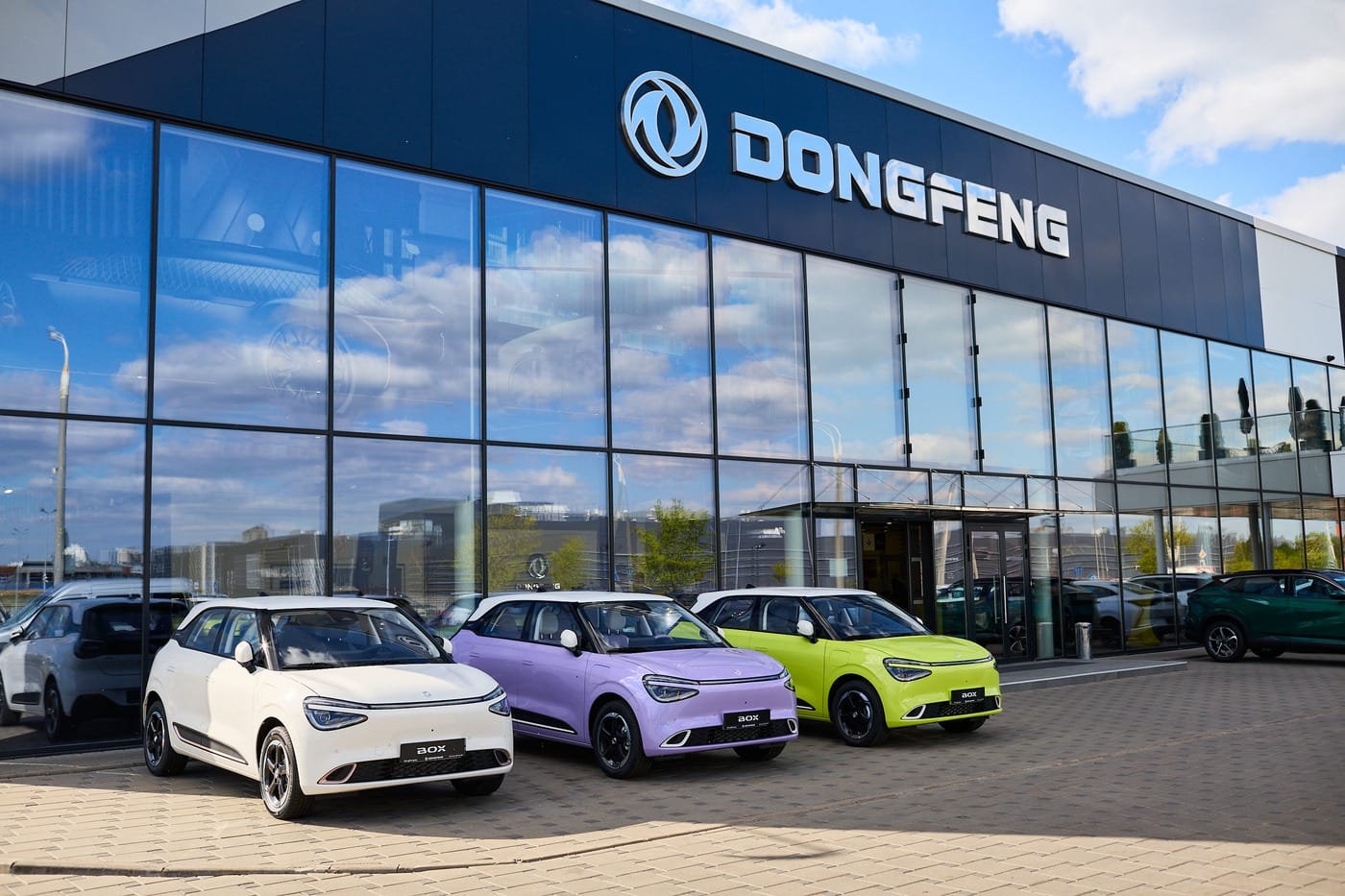 Dongfeng Box σε εκθεσιακό χώρο